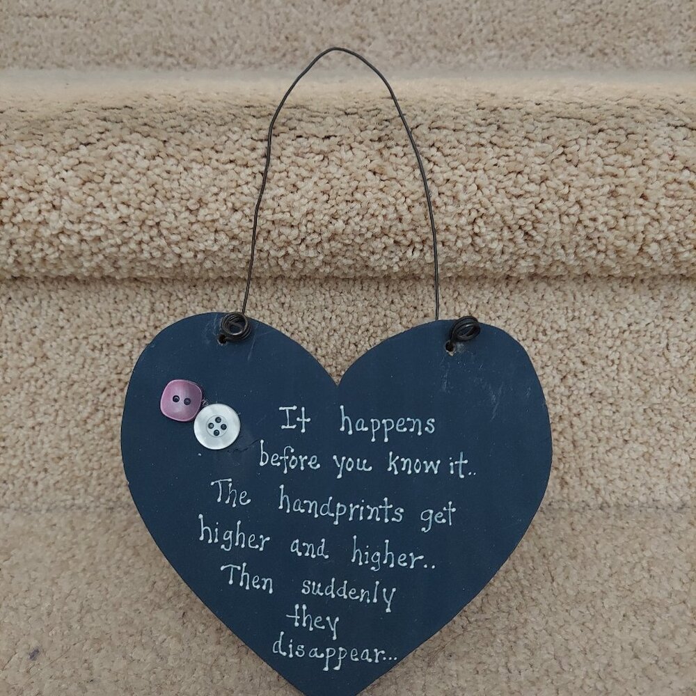 "Handprints" wall hanging